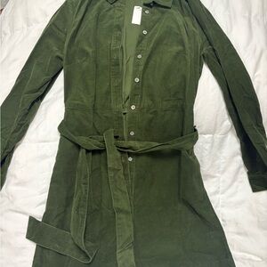 J Crew Olive Green Women's Belted Jacket. Brand new with tags!!